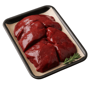 mutton-liver-on-black-tray