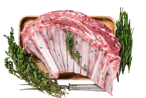 mutton-ribs-with-decorated-leaves